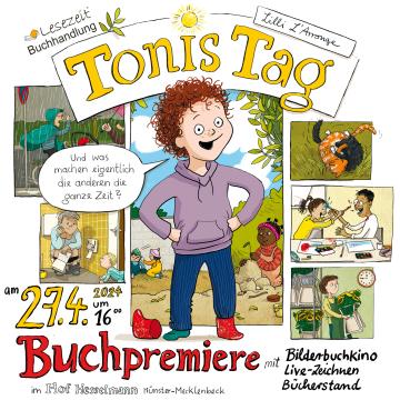 Buchpremiere „Tonis Tag" von Lilli L'Arronge